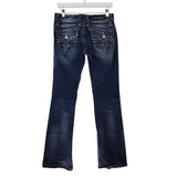 ROCK & REPUBLIC FLARE LEG JEANS BLUE 27