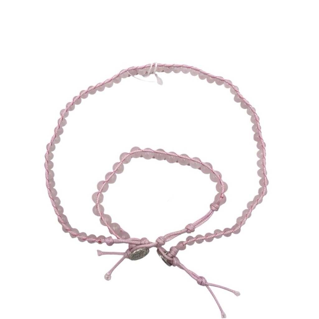 NECKLACE/BRACELET JEWELRY ROSE QUARTZ