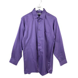 VAN HEUSEN LONG SLEEVE MEN SHIRT PURPLE 16