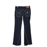 TRUE RELIGION CONTRAST SITITCHING BOOTCUT JEANS BLACK 26