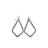 KENDRA SCOTT DANGLE EARRINGS GUNMETAL