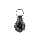 BRIGHTON KEYCHAIN WOMEN'S ACCESSORIES SILVERTNE BLACK