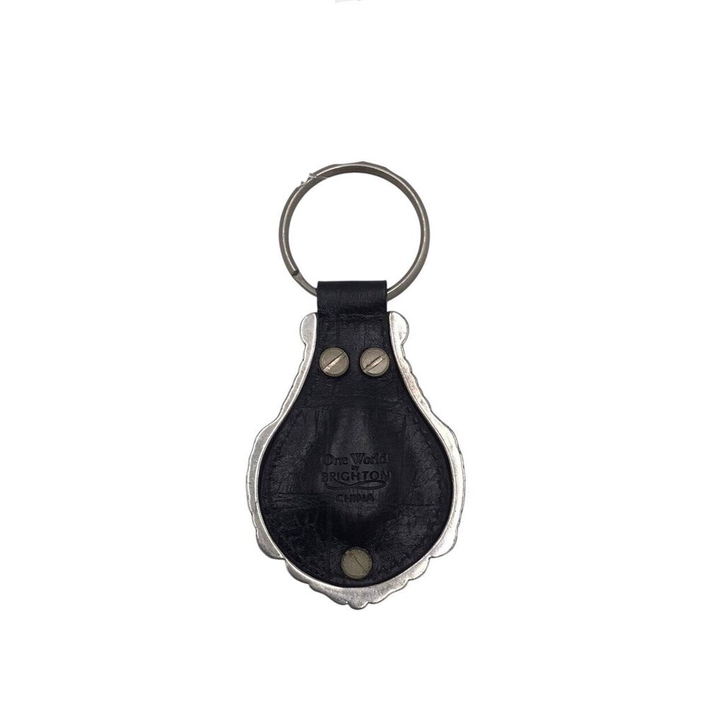 BRIGHTON KEYCHAIN WOMEN'S ACCESSORIES SILVERTNE BLACK