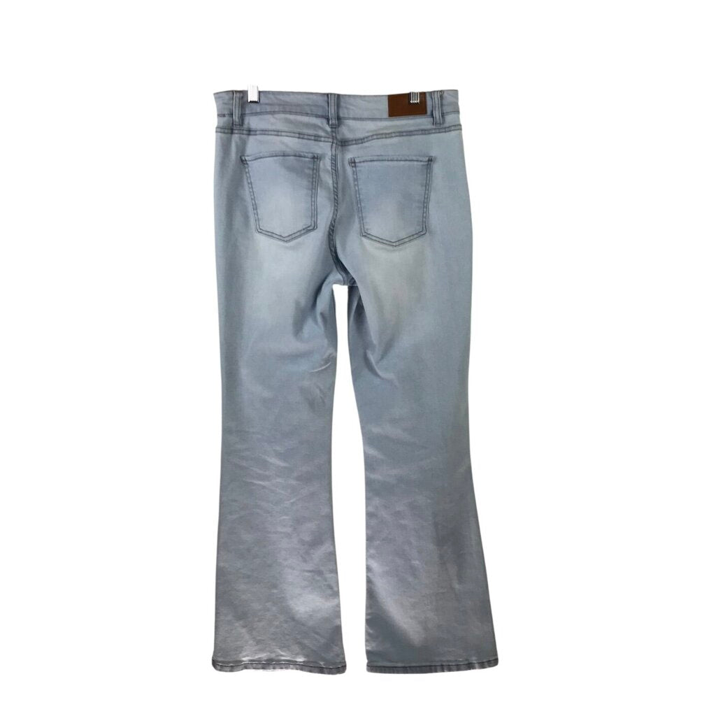 TAHARI RET$109 BOOTCUT JEANS SKY 8