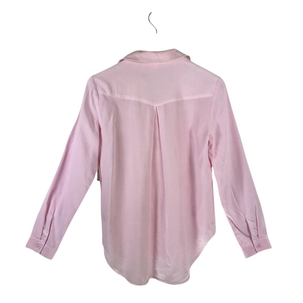 CLOTH & STONE NWT$98 LONG SLEEVE BLOUSE PINK XSMALL