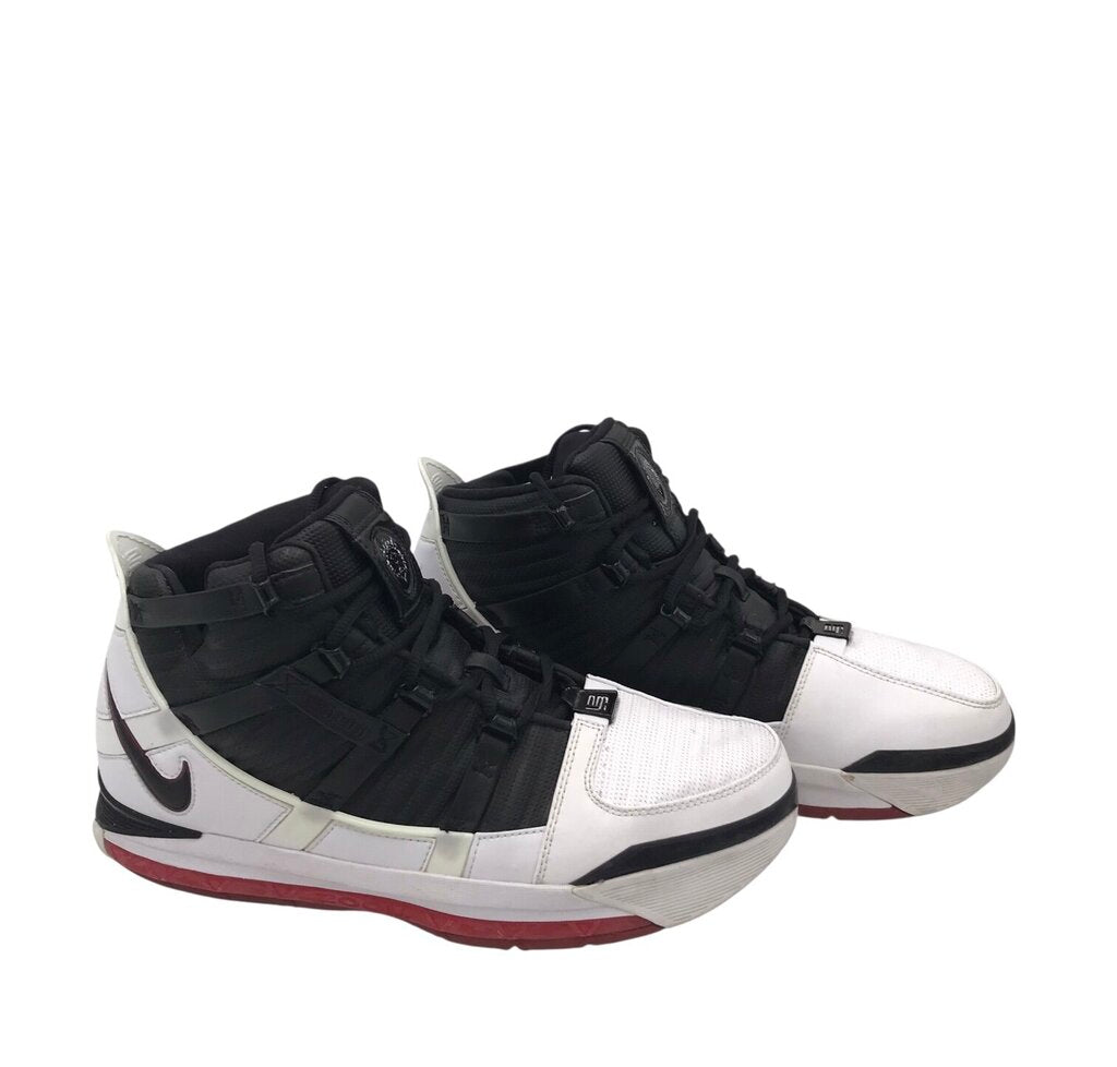 NIKE LEBRON 3 RETRO SNEAKER MEN SHOE WHITE RED 11.5
