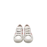 HERMES AVANTAGE LOW TOP SNEAKERS LUXE SHOES WHITE/ORANGE 37