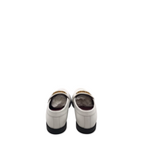 VALENTINO V-LOGO CHAIN LOAFERS LUXE SHOES WHITE 36.5