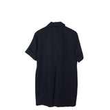 J. CREW LINEN SHORT SLEEVE DRESS BLACK 8