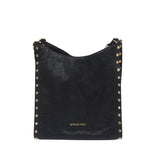 MICHAEL KORS RET$368 STUDDED TOTE HANDBAG BLACK GOLD