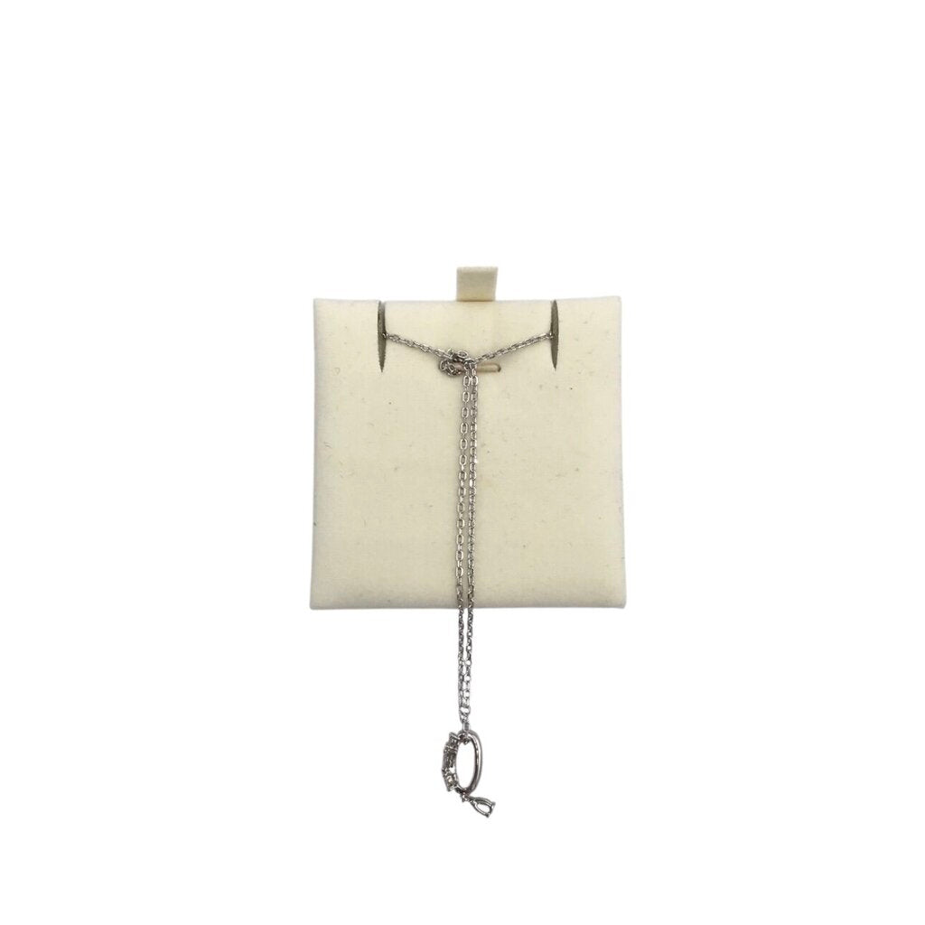 SWAROVSKI RET$115 DANGLE PENDANT NECKLACE SILVER