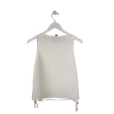 RAG & BONE LACE UP SLEEVELESS DESIGNER TOP WHITE SMALL