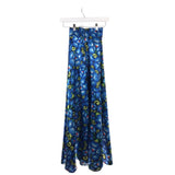 PRINT MAXI SKIRT BLUE LIME SMALL