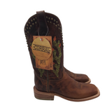 CORRAL WESTERN CACTUS BOOTS BROWN 6.5