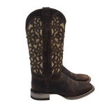 CORRAL WESTERN GLITTER BOOTS BROWN GOLD 9
