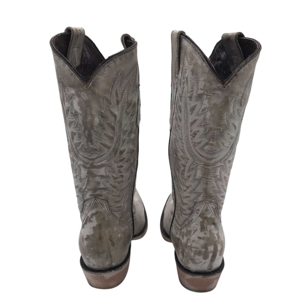 CORRAL WESTERN BOOTS GRAY WHITE 8