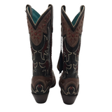 CORRAL WESTERN BOOTS BLACK RED 7.5