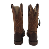 DURANGO WESTERN OSTRICH MEN BOOTS BROWN TAN 10