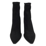 PELLE MODA ANKLE BOOTIES DESIGNER BOOTS BLACK 8.5M