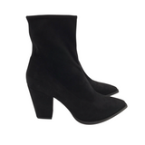 PELLE MODA ANKLE BOOTIES DESIGNER BOOTS BLACK 8.5M