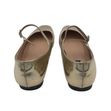 FLAT MARYJANE SHOES GOLD 7