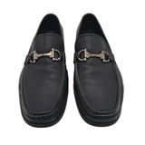 FERRAGAMO LOAFER MEN SHOE BLACK 11D