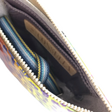 CONSUELA CROSSBODY HANDBAG PURPLE GREEN 5”x9”x2”