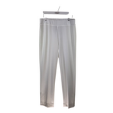 JOSEPH RIBKOFF STRAIGHT LEG DESIGNER PANT WHITE 12