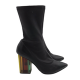 ZIMMERMANN ANKLE ZIPPER DESIGNER BOOTS BLACK 8
