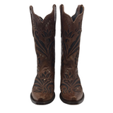 WESTERN BOOTS BROWN BLACK 9.5M