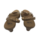 SOFFT WEDGE SANDAL SHOES BROWN 9.5M