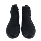ECCO ZIP UP BOOTIES BOOTS BLACK 8.5