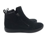 ECCO ZIP UP BOOTIES BOOTS BLACK 8.5