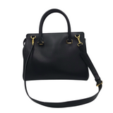 LAUREN RALPH LAUREN ANIMAL PRINT SATCHEL HANDBAG BROWN BLACK