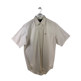 RALPH LAUREN SHORT SLEEVE MEN SHIRT CREAM LARGE