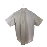 RALPH LAUREN SHORT SLEEVE MEN SHIRT CREAM LARGE