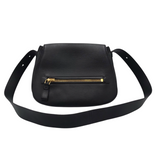 TOM FORD "JENNIFER" LEATHER CROSSBODY LUXE HANDBAG BLACK