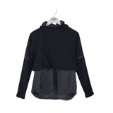 ATHLETA NWT$168 ZIPPER JACKET ACTIVEWEAR BLACK GRAY SMALL