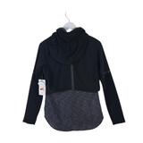 ATHLETA NWT$168 ZIPPER JACKET ACTIVEWEAR BLACK GRAY SMALL