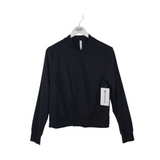 ATHLETA ZIPPER JACKET ACTIVEWEAR BLACK SMALL