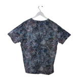 ROBERT GRAHAM EMBROIDERED PRINT TEE MEN SHIRT WHITE MULTI MEDIUM