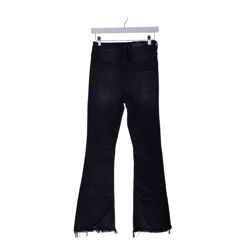 RISEN FLARE LEG JEANS BLACK 5