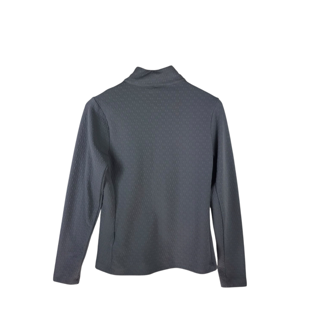 ZIPPER LONG SLEEVE JACKET GRAY S/P