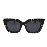 RET$85 CATEYE SUNGLASSES/READERS BROWN BLACK