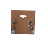 BRIGHTON DANGLE EARRINGS SILVERTONE