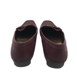 LAUREN RALPH LAUREN DRIVING LOAFER SHOES MAROON 8.5B