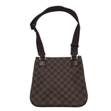 LOUIS VUITTON 2008 POCHETTE BOSPHORE LUXE HANDBAG BROWN