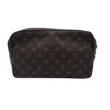 LOUIS VUITTON TROUSSE TOILETTE 28 POUCH LUXE HANDBAG BROWN