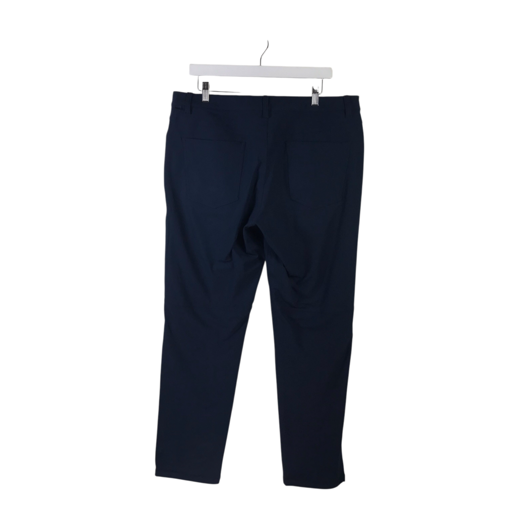 LULULEMON STRAIGHT LEG MEN PANT NAVY 36