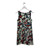 MILLY NWT$237 PRINT SLEEVELESS DESIGNER DRESS CREAM RED 2